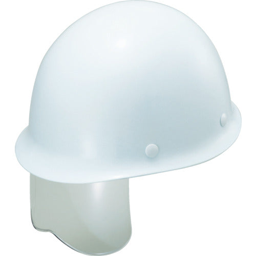 谷沢製作所　エアライト搭載シールド面付ヘルメット　帽体色（ホワイト）ST#108J-SH(EPA)　1個