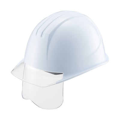 谷沢製作所　エアライト搭載シールド面付ヘルメット　帽体色（ホワイト）ひさし色（クリア）ST#161VJ-SH(EPA)【W-3／V-1】　1個