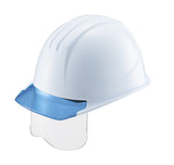 谷沢製作所　エアライト搭載シールド面付ヘルメット　帽体色（ホワイト）ひさし色（ブルー）ST#161VJ-SH(EPA)【W-3／V-5】　1個