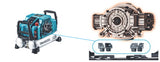 makita　マキタ　一般圧/高圧エアコンプレッサ　11L　AC462XL　青