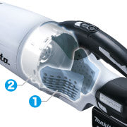 makita　マキタ　充電式クリーナ　セット品　CL282FDFCW（3.0Ah）