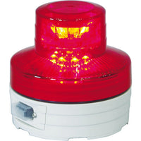日動　電池式LED回転灯　ニコUFO　常時点灯　赤　NU-AR