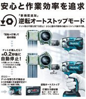 makita　マキタ　充電式インパクトレンチ　セット品　TW284DRGX