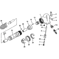 東空販売　TOKU　ライトピックハンマー　AA-1.3B用部品　プッシュロット　図番009　Y30101090